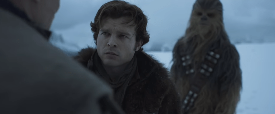  Alden Ehrenreich stars as a young Hans Solo in Solo: A Star Wars Story