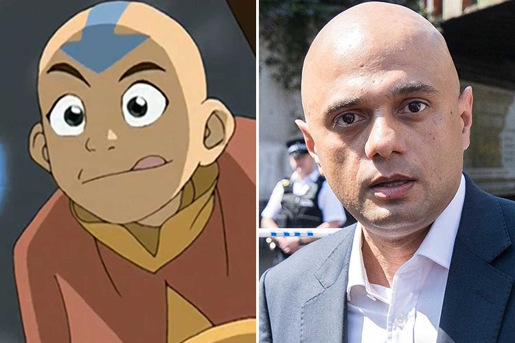  It’s a bald fact – Tory Sajid Javid is like TV series Avatar’s Aang