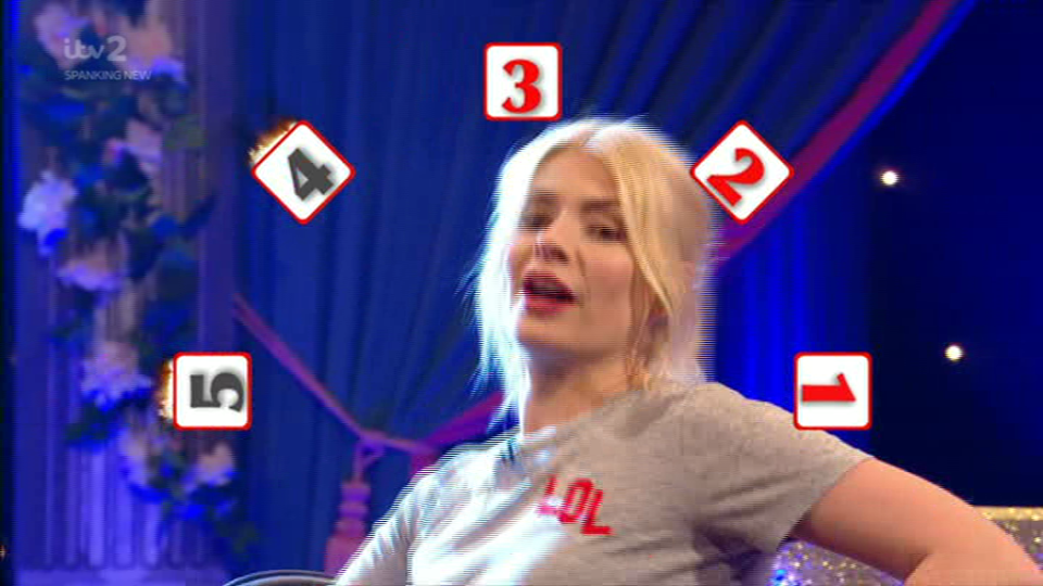  It's not their raunchiest task on the show, as Holly previously revealed the three things she wouldn't put in her bum