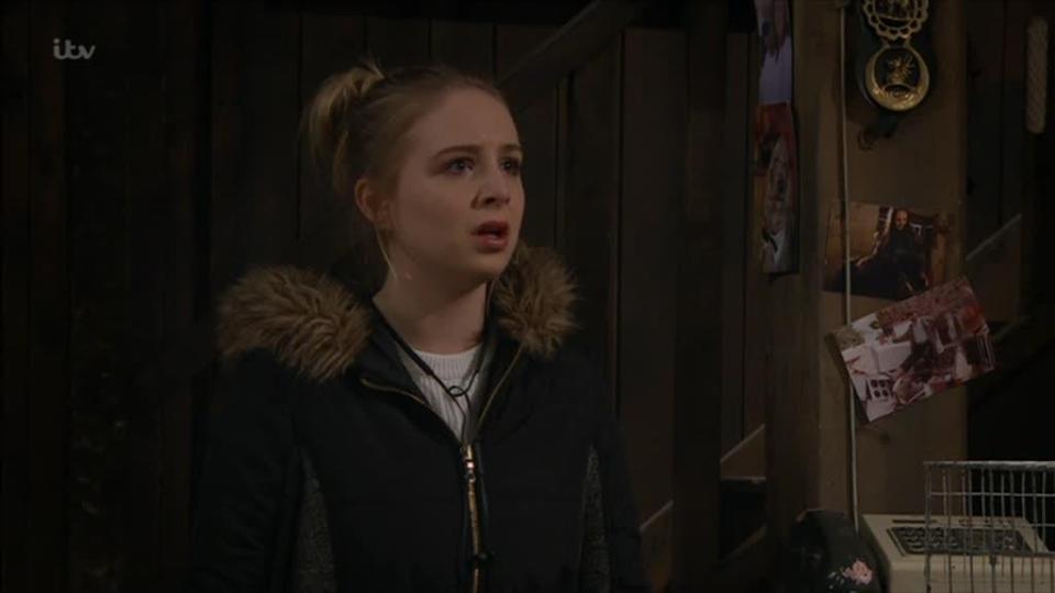  Belle Dingle started hearing voices in her head during tonight's episode of Emmerdale