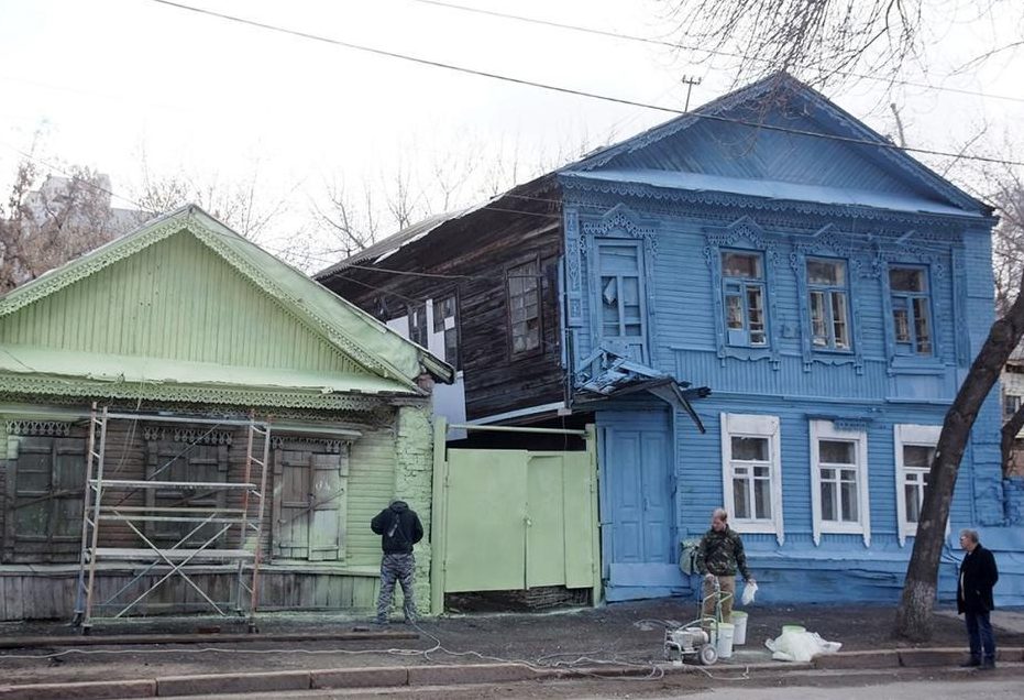  As well as a ban on filming, houses near World Cup venues are being tarted up