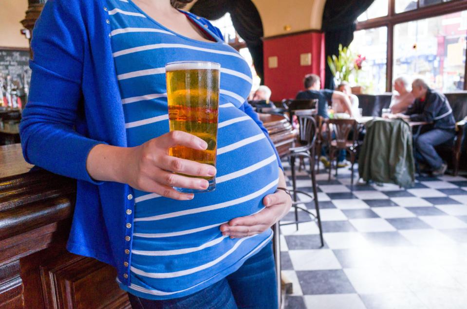  Excessive drinking while pregnant can lead to FAS