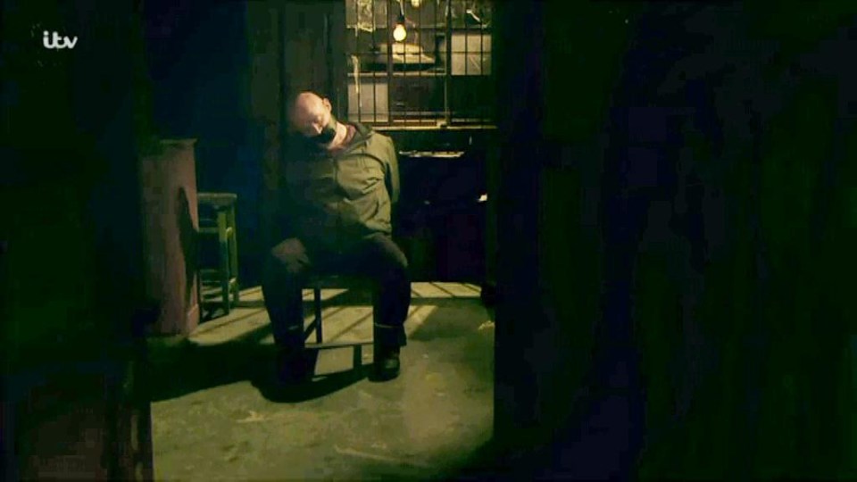 Pat Phelan was last seen bound and gagged in the basement of the garage in Weatherfield