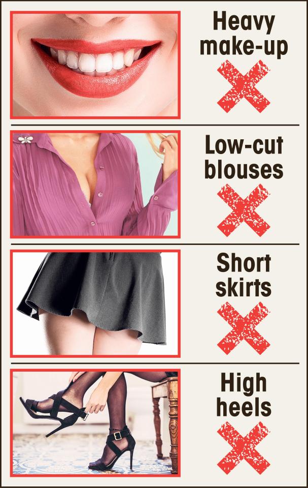  Employers can also no longer tell women they have to wear make-up for skirts