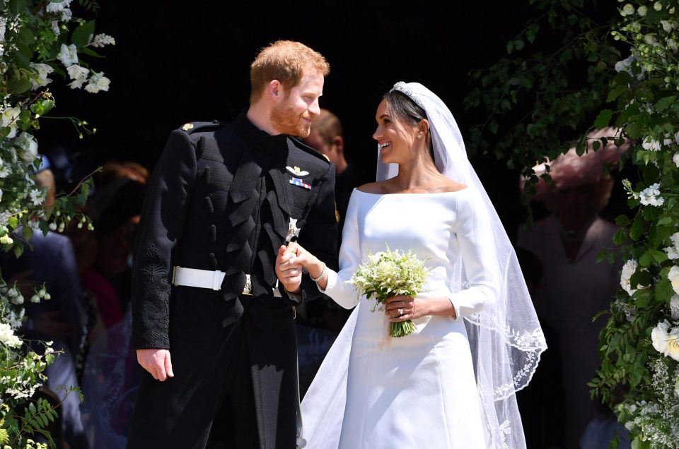  Prince Harry paid tribute to his new bride just hours after leaving the wedding ceremony in Windsor