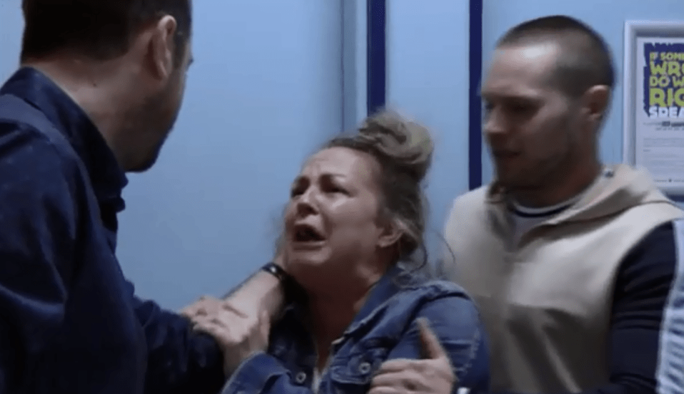  Karen's screamed in horror as she discovered her son had been attacked