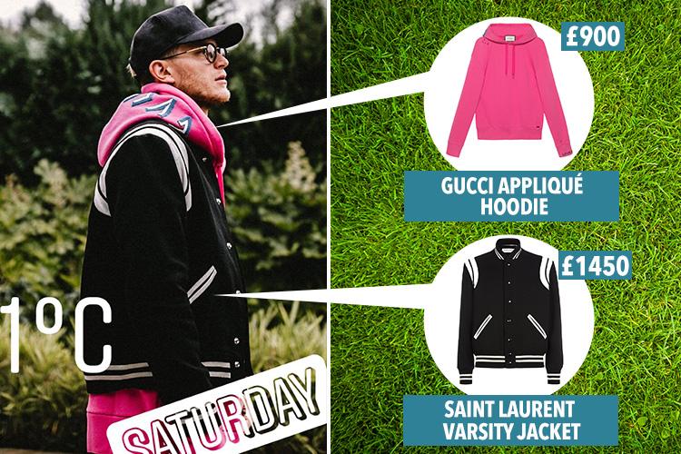  Loris Karius does baseball style in a cap and £1450 Saint Laurent jacket