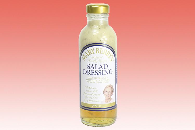  Bottles of Mary Berry's salad dressing have been recalled