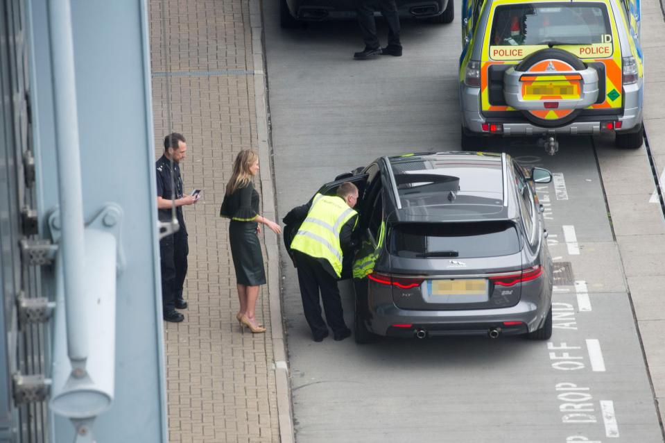  Meghan's assistant Amy Pickerill was seen at the airport