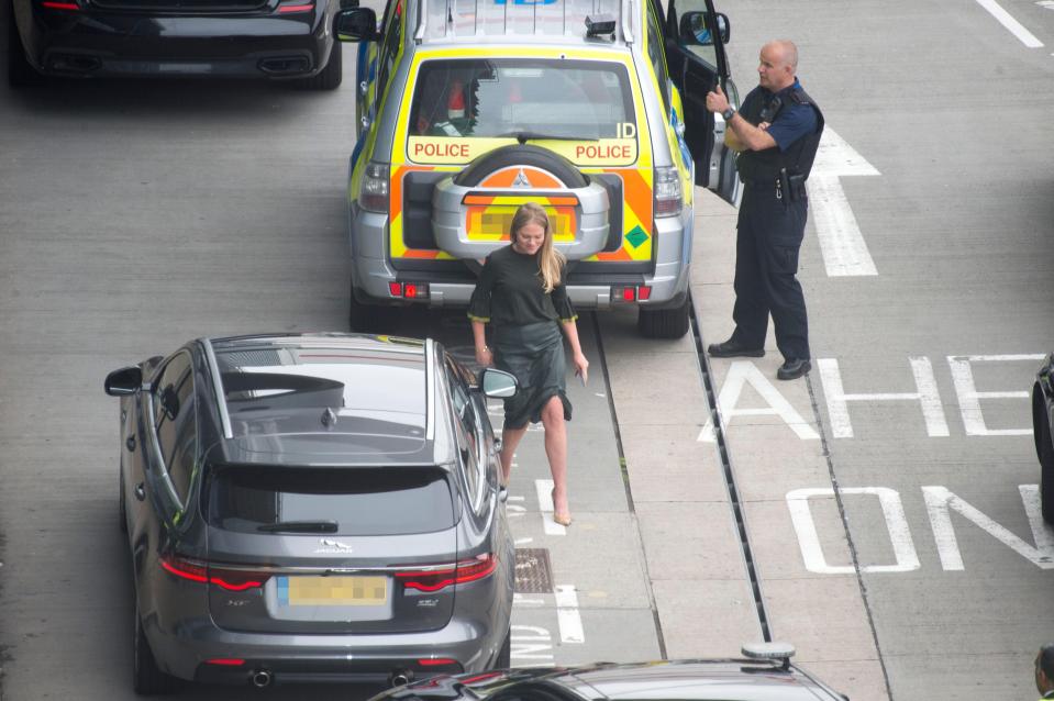  Meghan's personal assistant made sure that the convoy headed off as planned