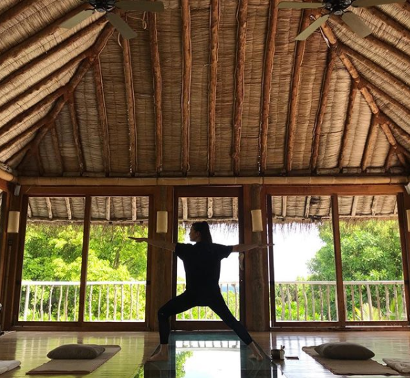  Liv Tyler is a fan of the Soneva Fushi workout space