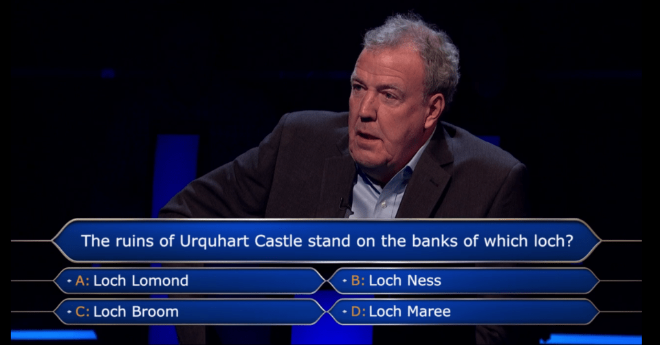  Jeremy Clarkson was stunned when Gareth revealed his connection to the question