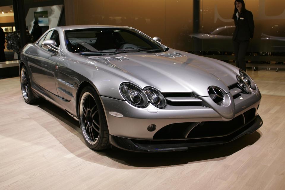  The Mercedes Benz-SLR goes from 0-60mph in only 3.5 seconds