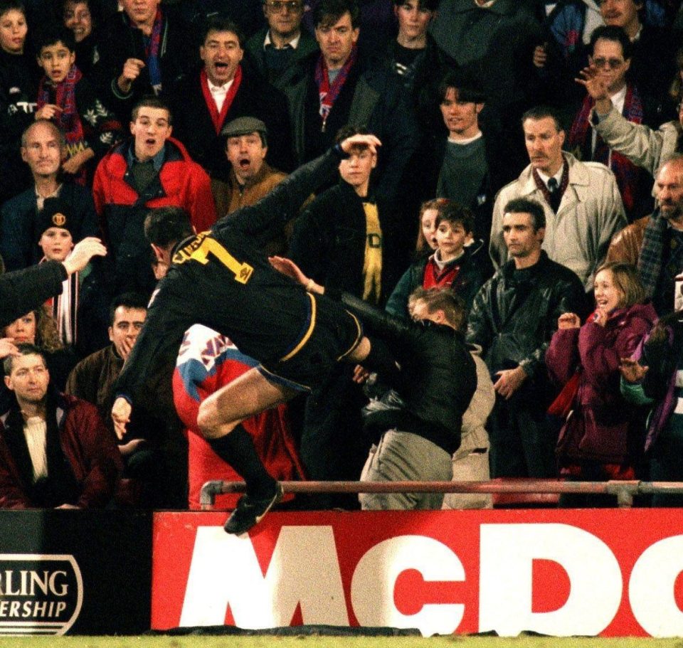  No-one who saw Manchester United icon Eric Cantona's kung-fu kick will ever forget it