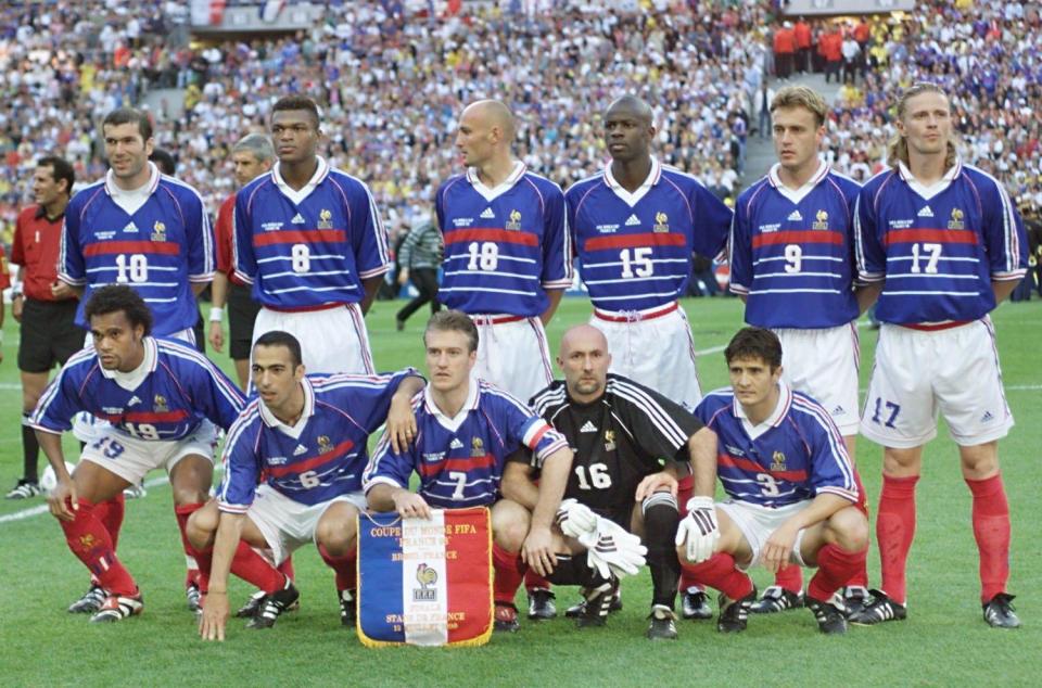  Zinedine Zidane and Didier Deschamps were part of France's 1998 World Cup-winning side