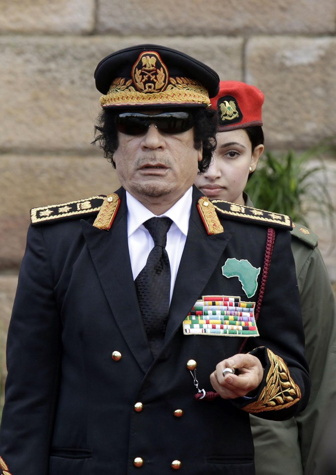 Gaddafi, above, was killed in 2011