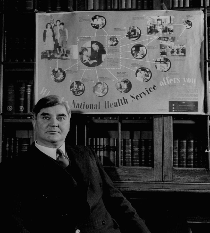  Aneurin Bevan is largely seen as the founding father of the NHS