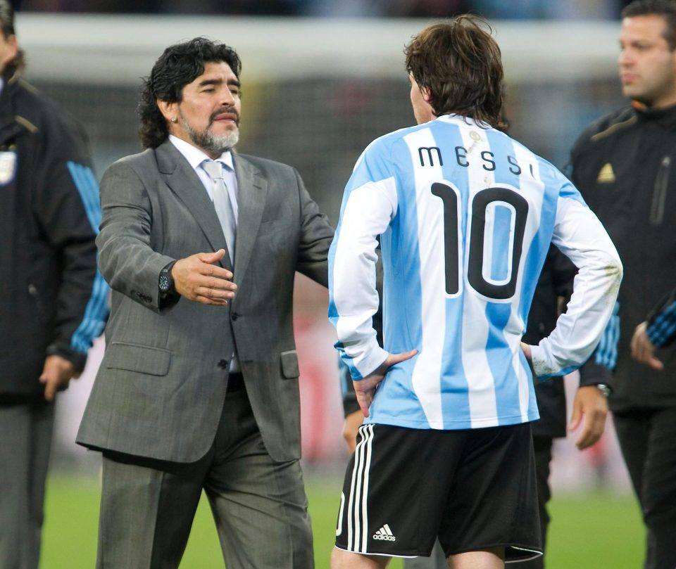  Diego Maradona and Lionel Messi are considered the two greatest Argentine players... but there is strong debate who is the best