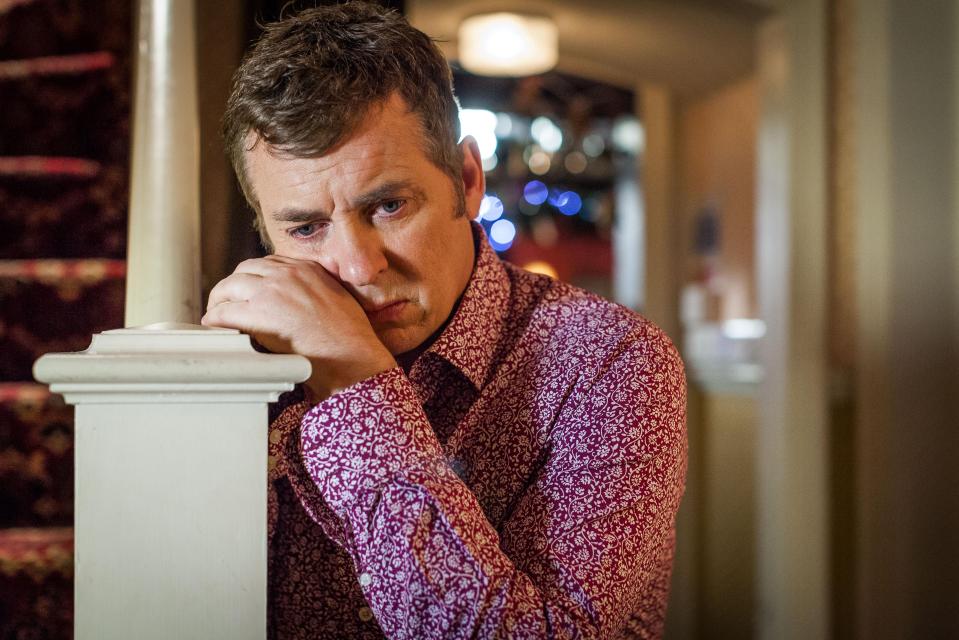  Fans have speculated that Alfie Moon is the father of her unborn child after he made a shock return to Albert Square