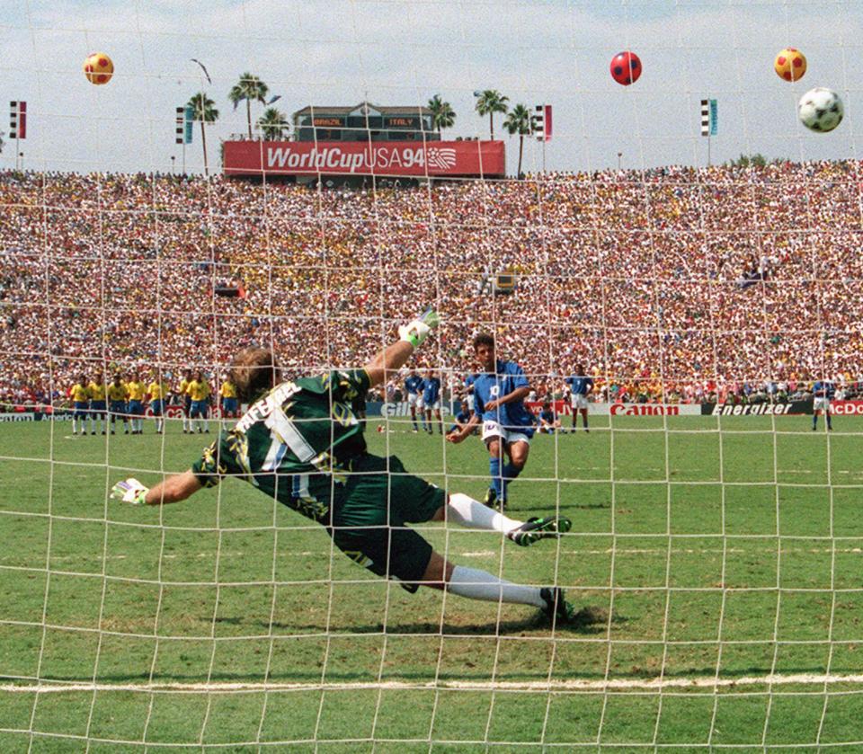  Roberto Baggio skied a penalty that handed Brazil another World Cup trophy