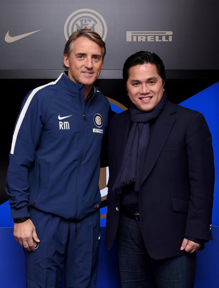  Inter Milan investor Erick Thohir, right, is the owner of DC United