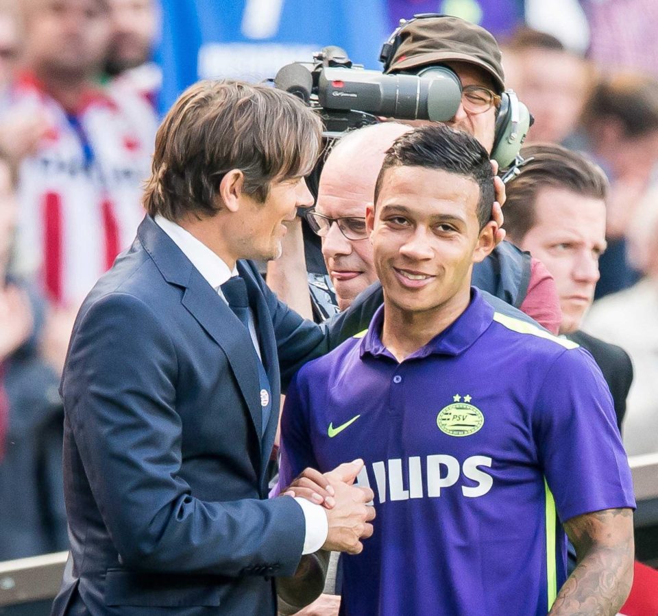  Phillip Cocu worked at PSV with Memphis Depay