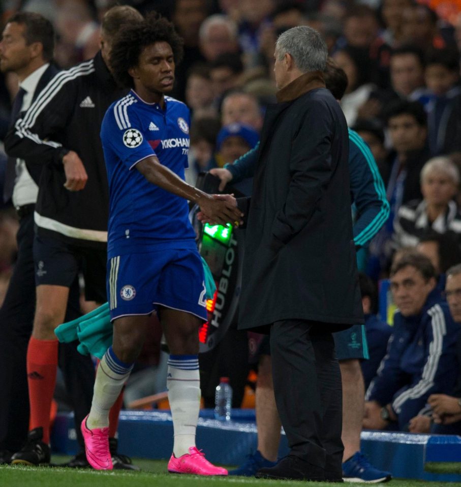  Mourinho wants to be reunited with Willian at Old Trafford