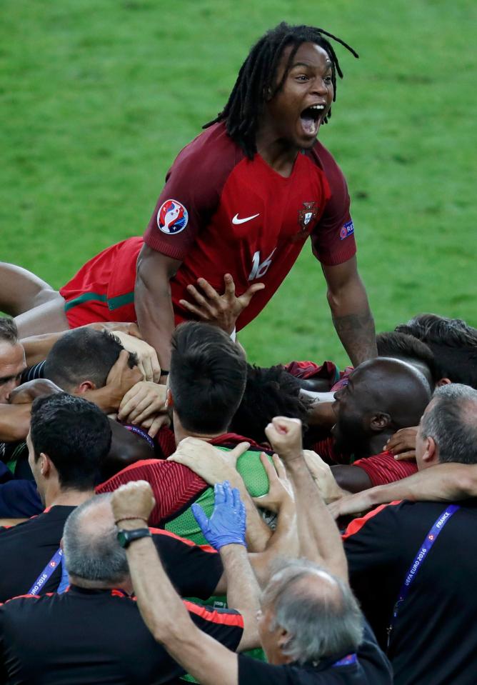  Sanches burst onto the scene as a teenager and helped Portugal win the European Championship in 2016