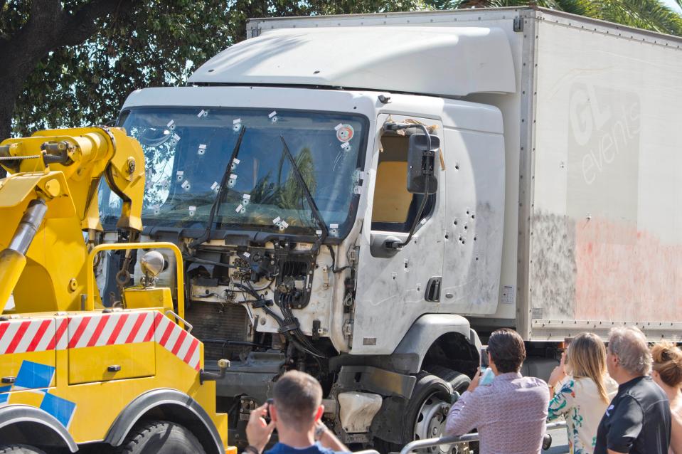  A truck was used to unleash a horrific massacre in Nice in 2016 in a terror attack