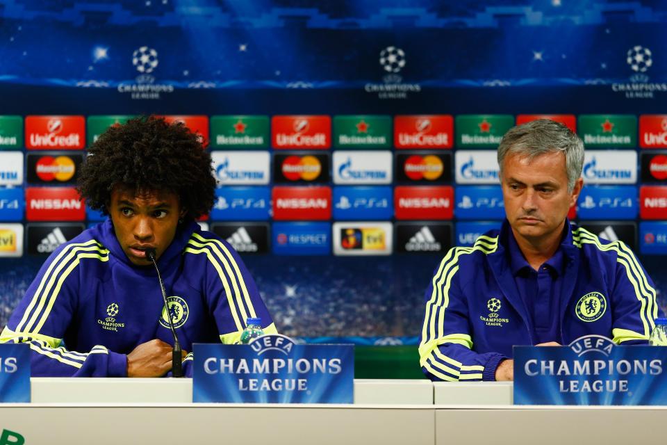  Jose Mourinho brought Willian to Chelsea in 2013