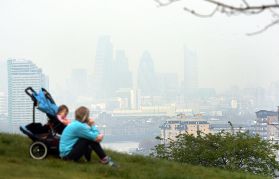  The British government is being taken to the European Court of Justice over air pollution