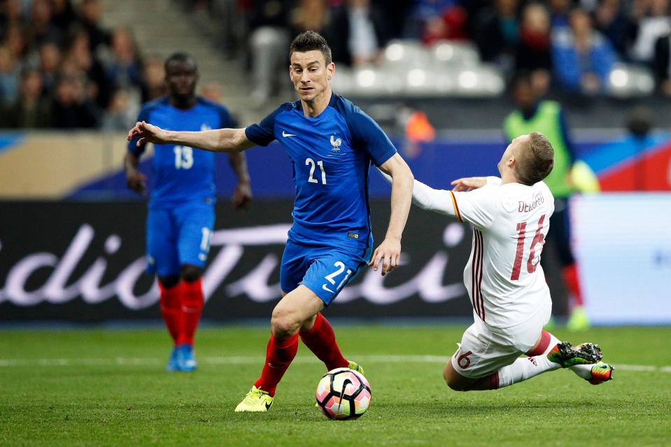  Laurent Koscielny will take no part in France's bid for glory at Russia 2018