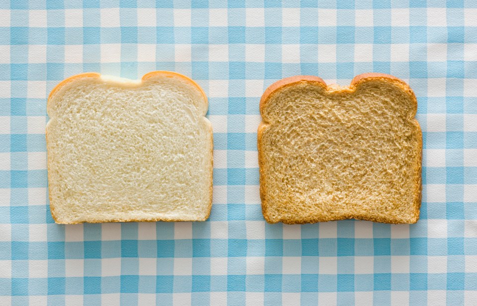 When it comes to carbs, they aren't all created equal...try to cut down on refined carbs, like white bread and pastries, and up your intake of wholegrains