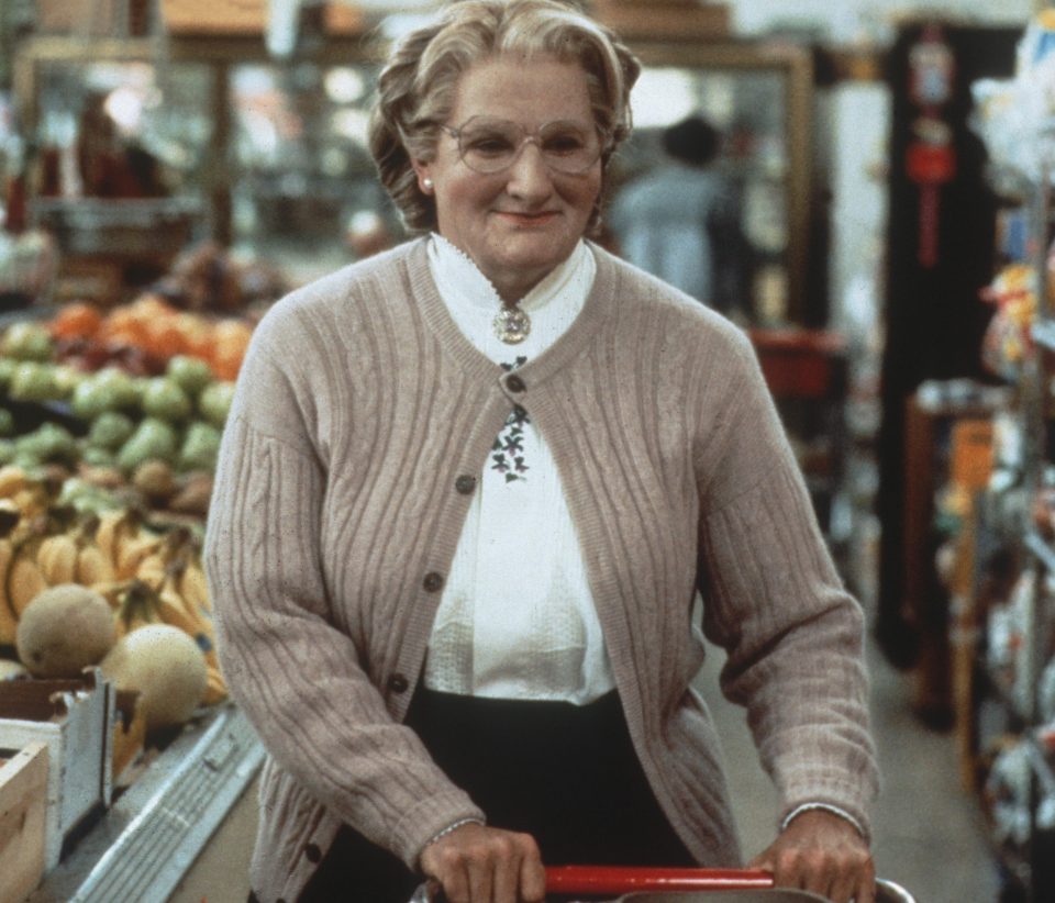  Walker admits he once dressed up as Mrs Doubtfire