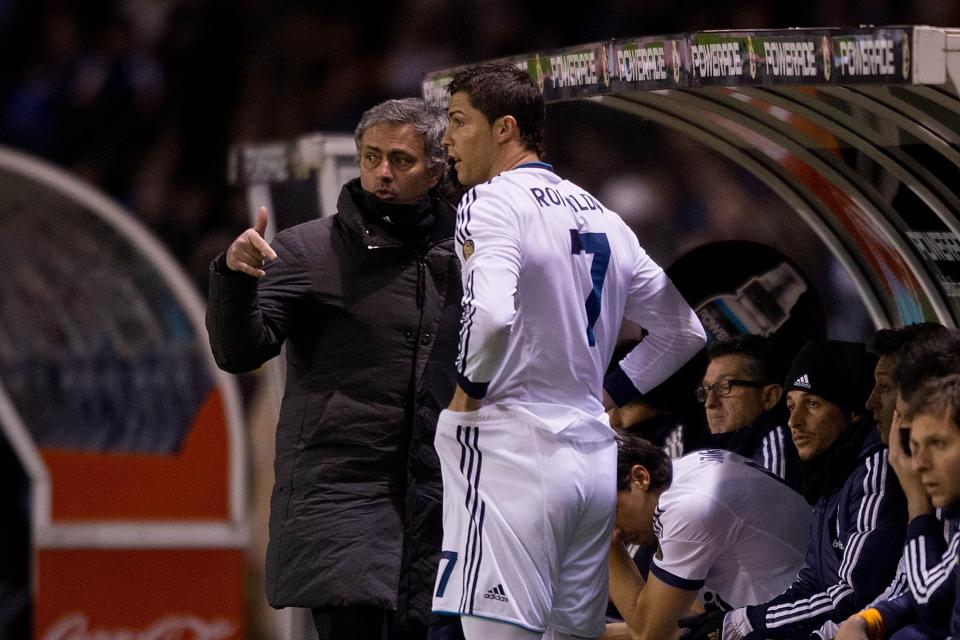  Jose and Ronaldo endured a difficult relationship during their time together at Real Madrid