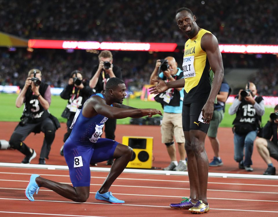  Justin Gatlin could be the man to take over from Usain Bolt