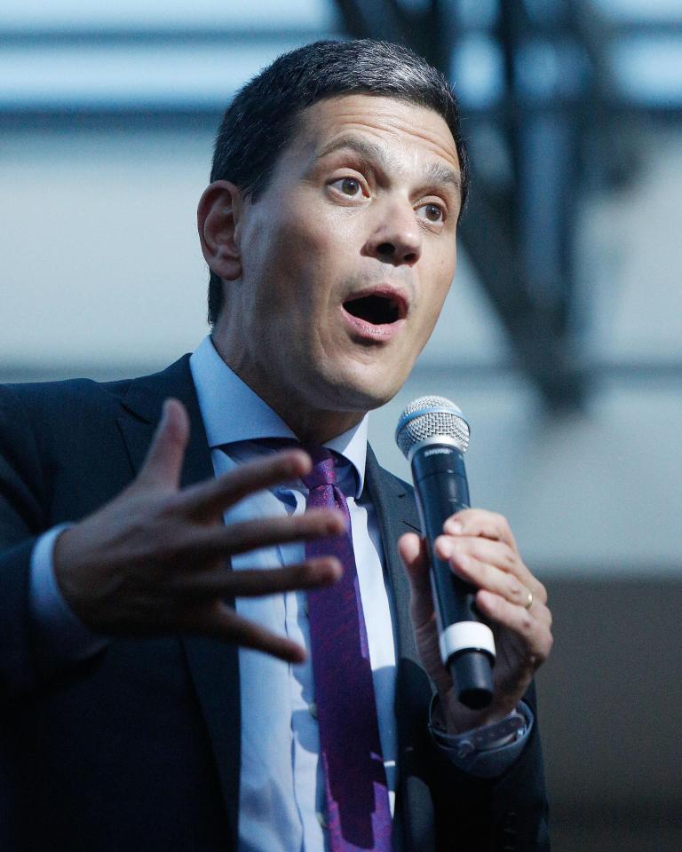  David Miliband is a former Labour Foreign Secretary