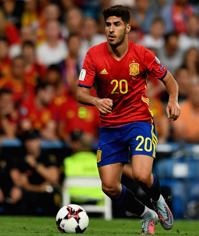  Marco Asensio of Real Madrid has become a vital member of the Spain team