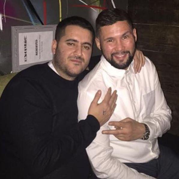  Bellew's brother-in-law Ashley Roberts, right, passed away eight months ago as Bellew described his family's grief