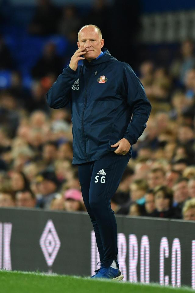 Simon Grayson started the season in charge of Sunderland before being dismissed 