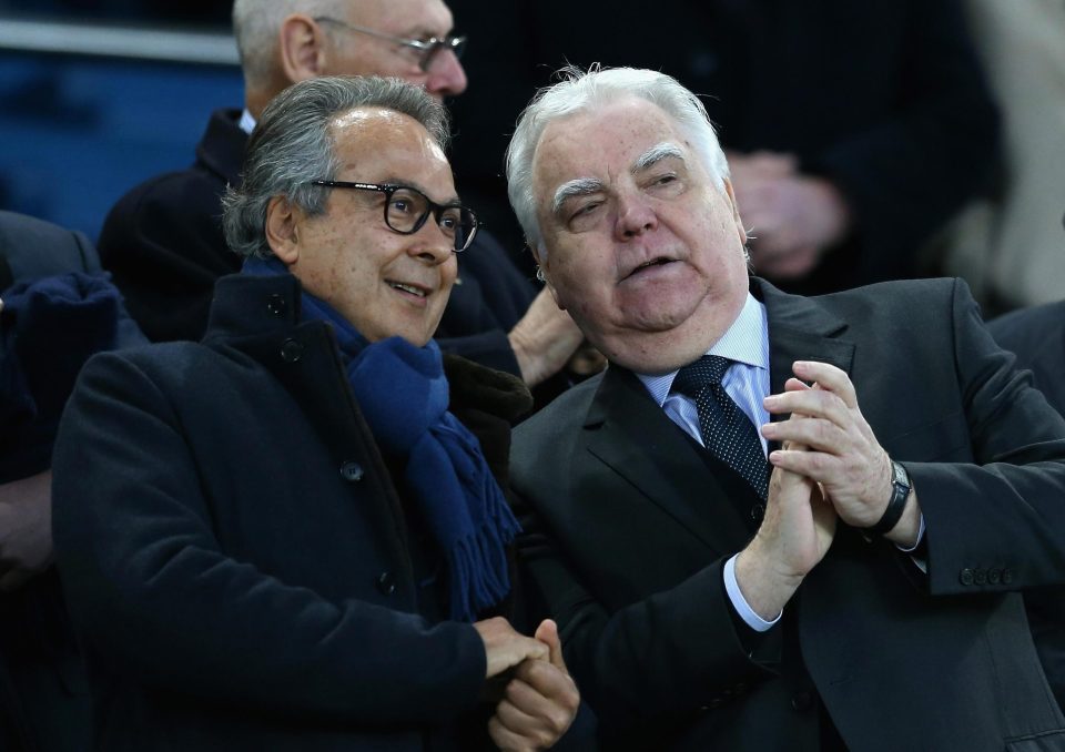  Bill Kenwright's position as chairman is also in doubt