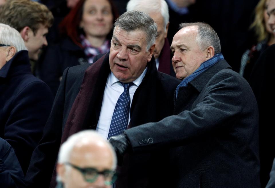  Sam Allardyce and Steve Walsh sacked by Everton today