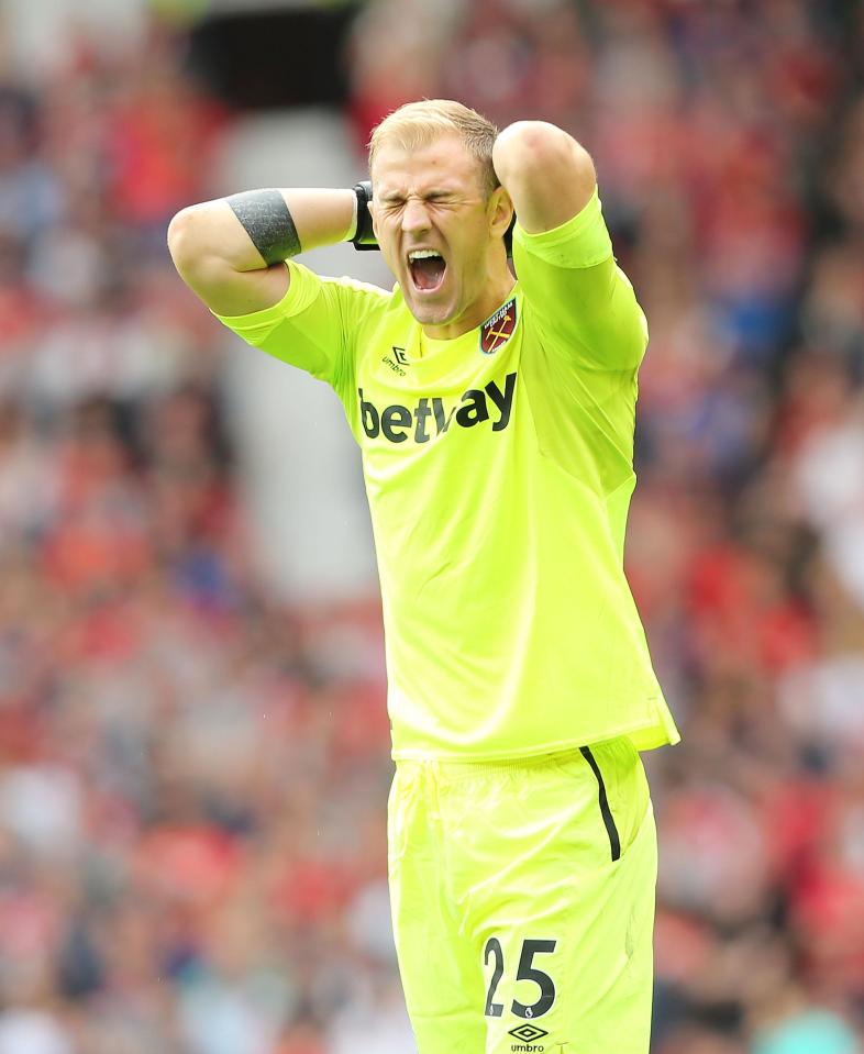  Joe Hart is furious with David Moyes after his World Cup axe