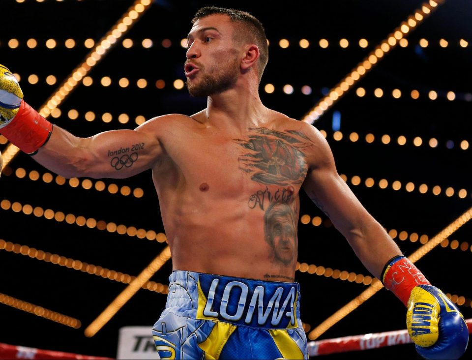  'Hi-Tech' Vasyl Lomachenko  is looking to become a three-weight world champion in only his 12th outing as a pro