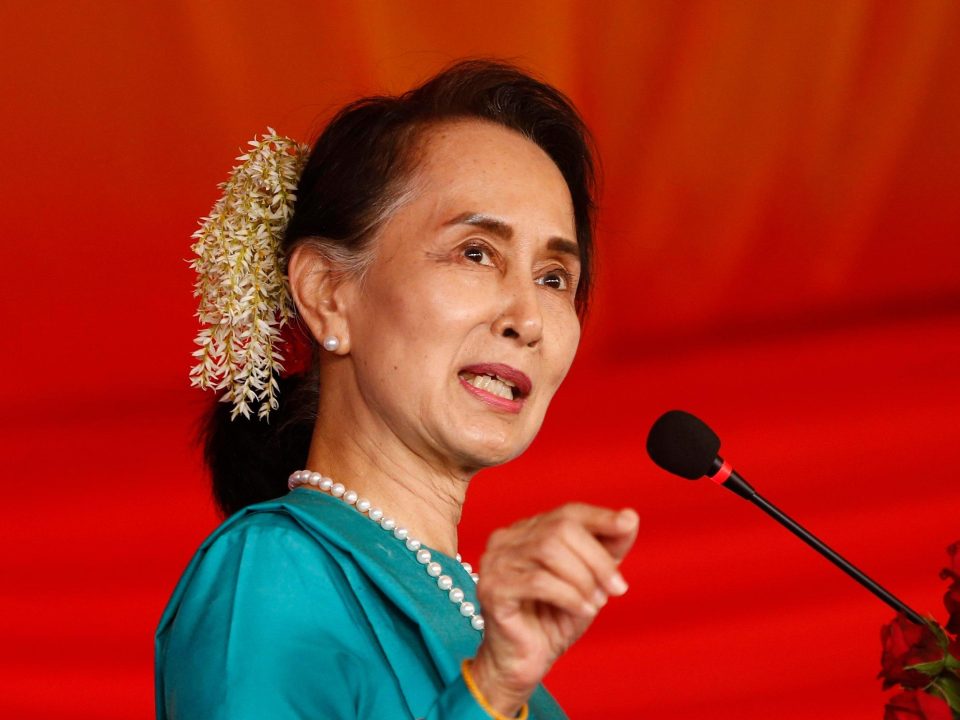  Aung San Suu Kyi is the controversial leader of Myanmar