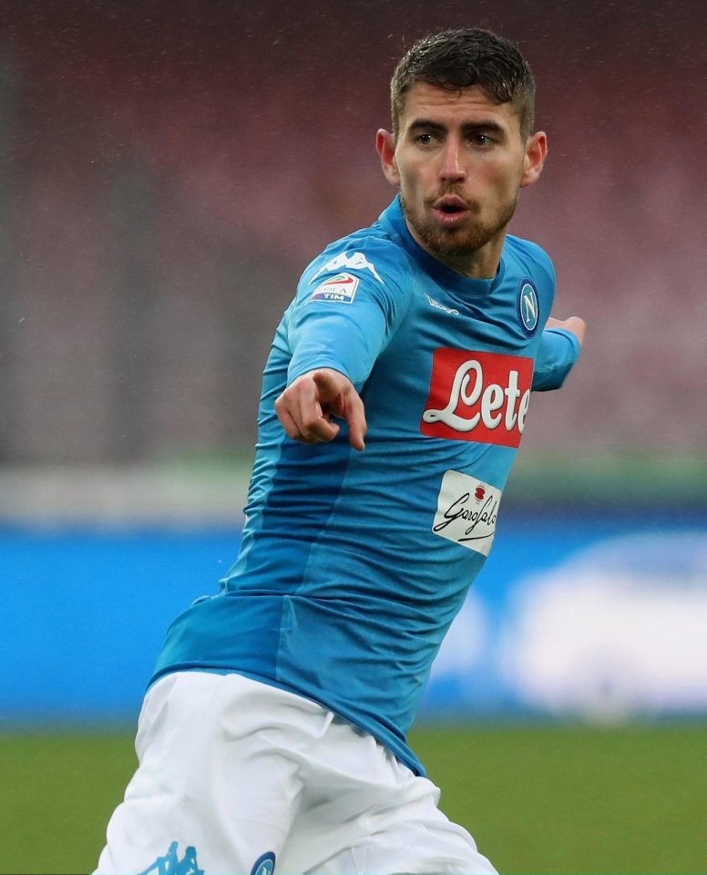  Manchester City are huge favourites to sign Napoli and Italy midfielder Jorginho