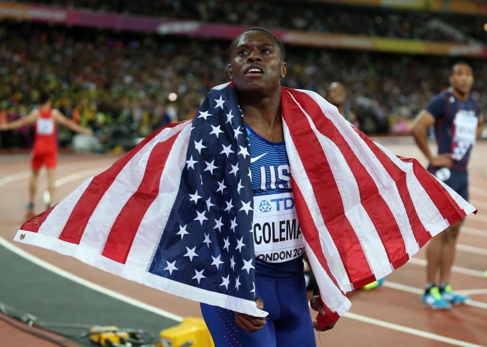  Christian Coleman is arguably the top contender to Usain Bolt's throne