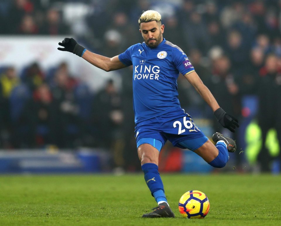  Algerian playmaker Riyad Mahrez is again on the Manchester City radar