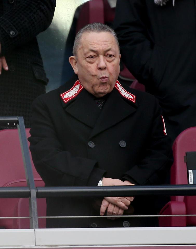  Hammers co-owner David Sullivan has caved in to fan pressure and decided to make a change