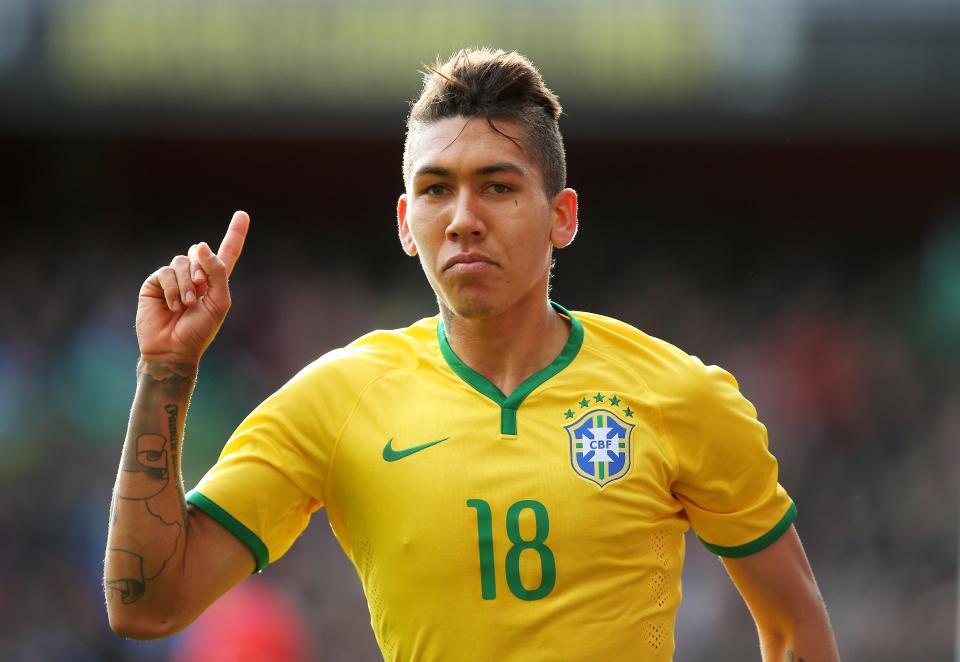  Liverpool star Roberto Firmino is also included by Tite